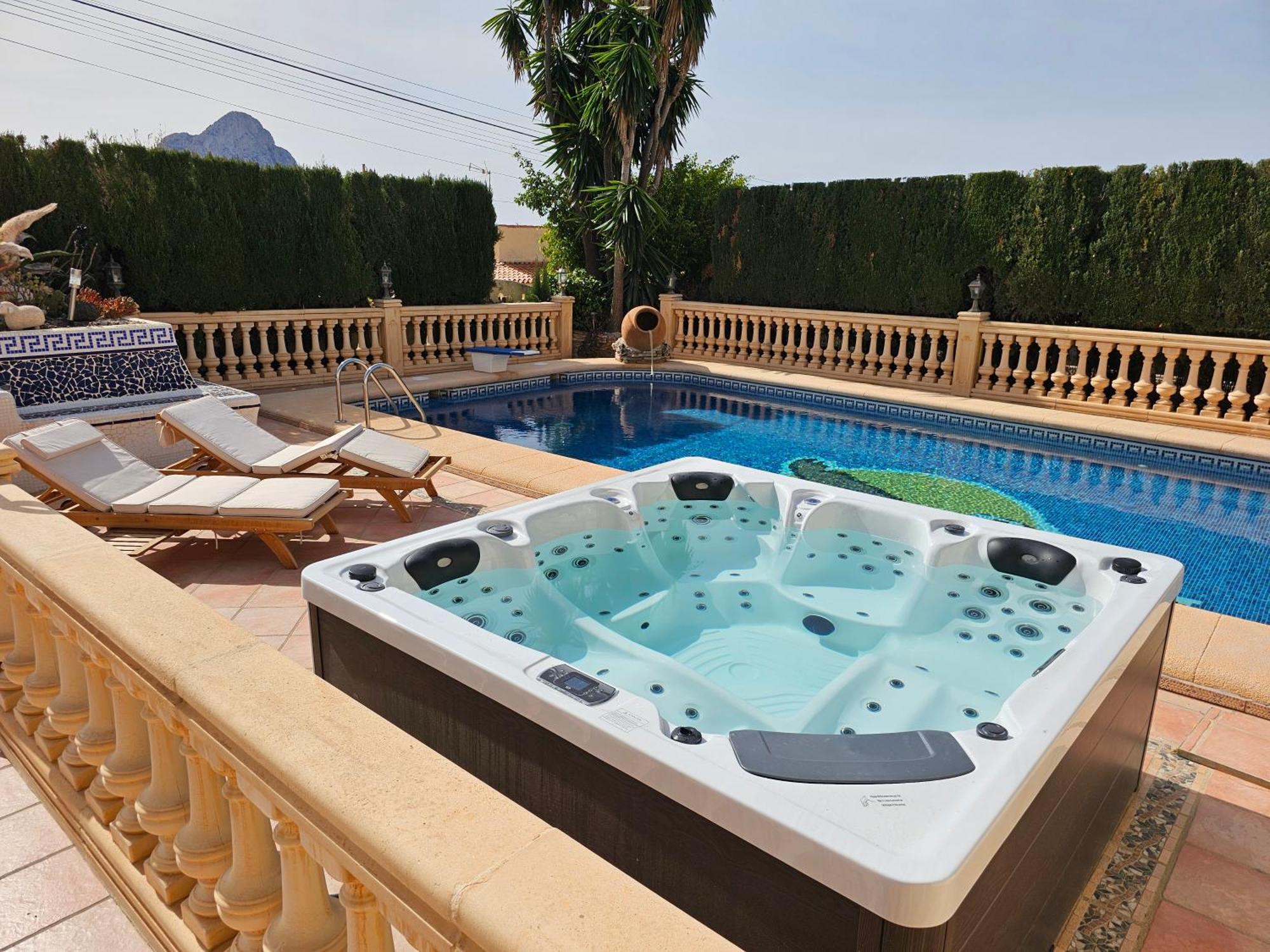 Luxury Villa - Pool, Hot Tub, Aircon, Tvs, Home Cinema, Office, Gbit Internet, Sports Equipment Κάλπε Εξωτερικό φωτογραφία