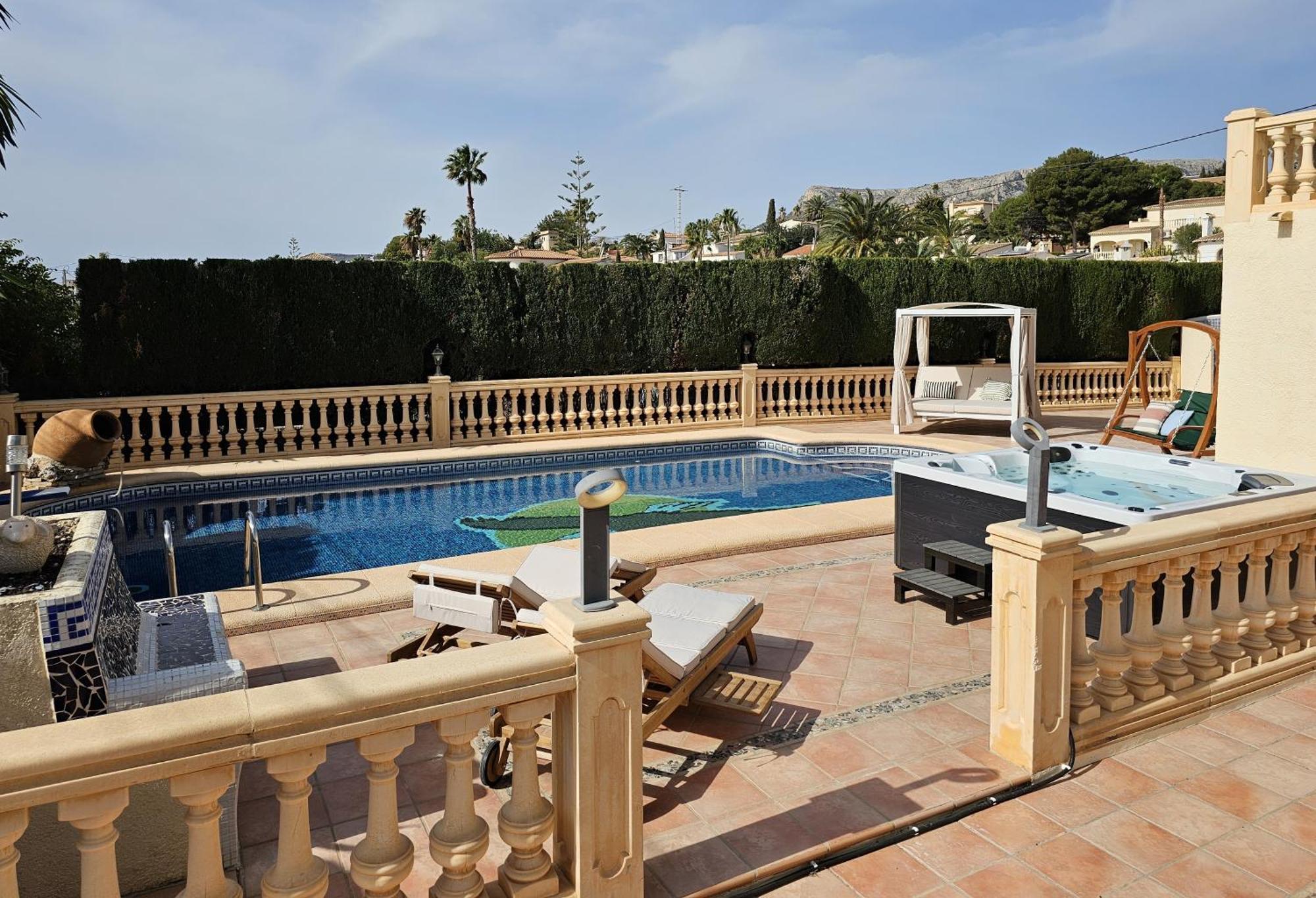 Luxury Villa - Pool, Hot Tub, Aircon, Tvs, Home Cinema, Office, Gbit Internet, Sports Equipment Κάλπε Εξωτερικό φωτογραφία